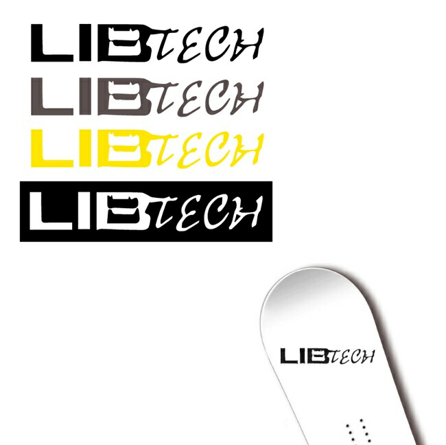 楽天市場】ステッカー LIBTECH / CLASSIC DIE CUT STICKER (24x4cm