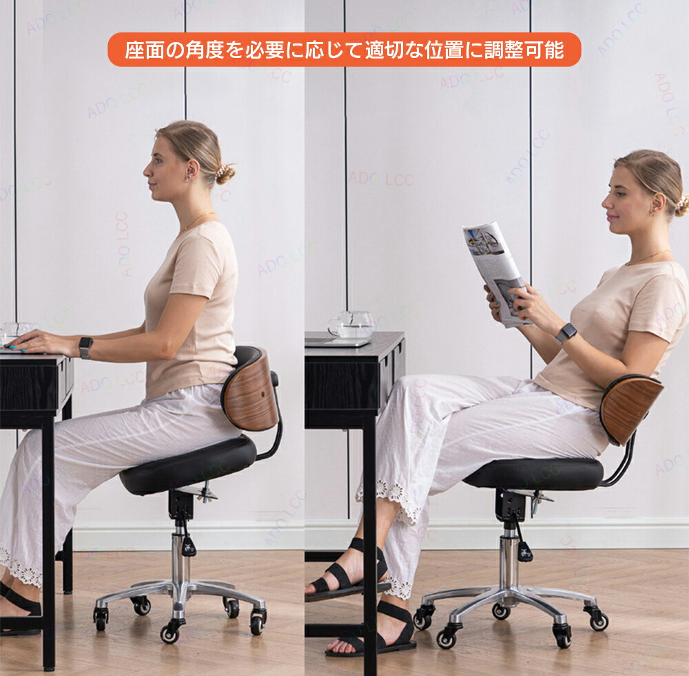 楽天市場】バランスチェア 人間工学 デスクチェア サドルチェア