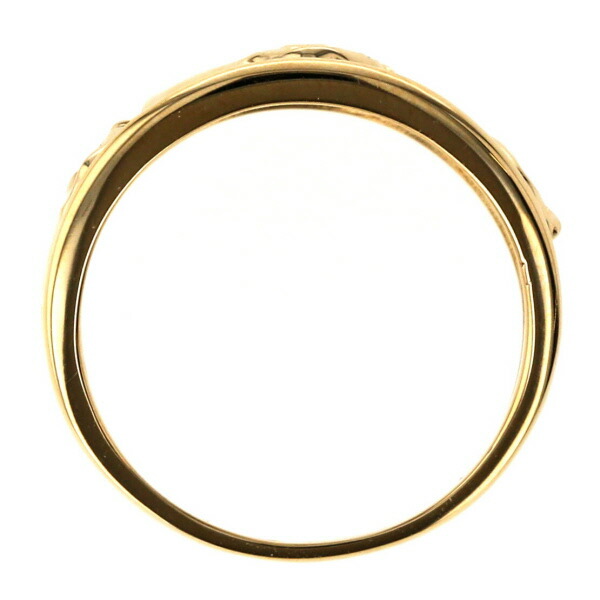 楽天市場】K18YG イエローゴールド リング ダイヤモンド 0.01ct 象