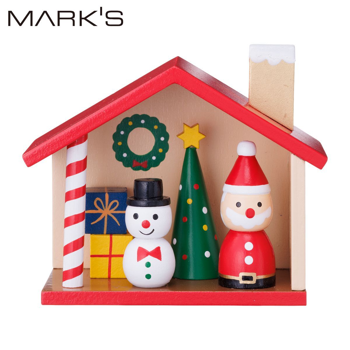 楽天市場】ミニオブジェ ハウス クリスマス バランスサンタ