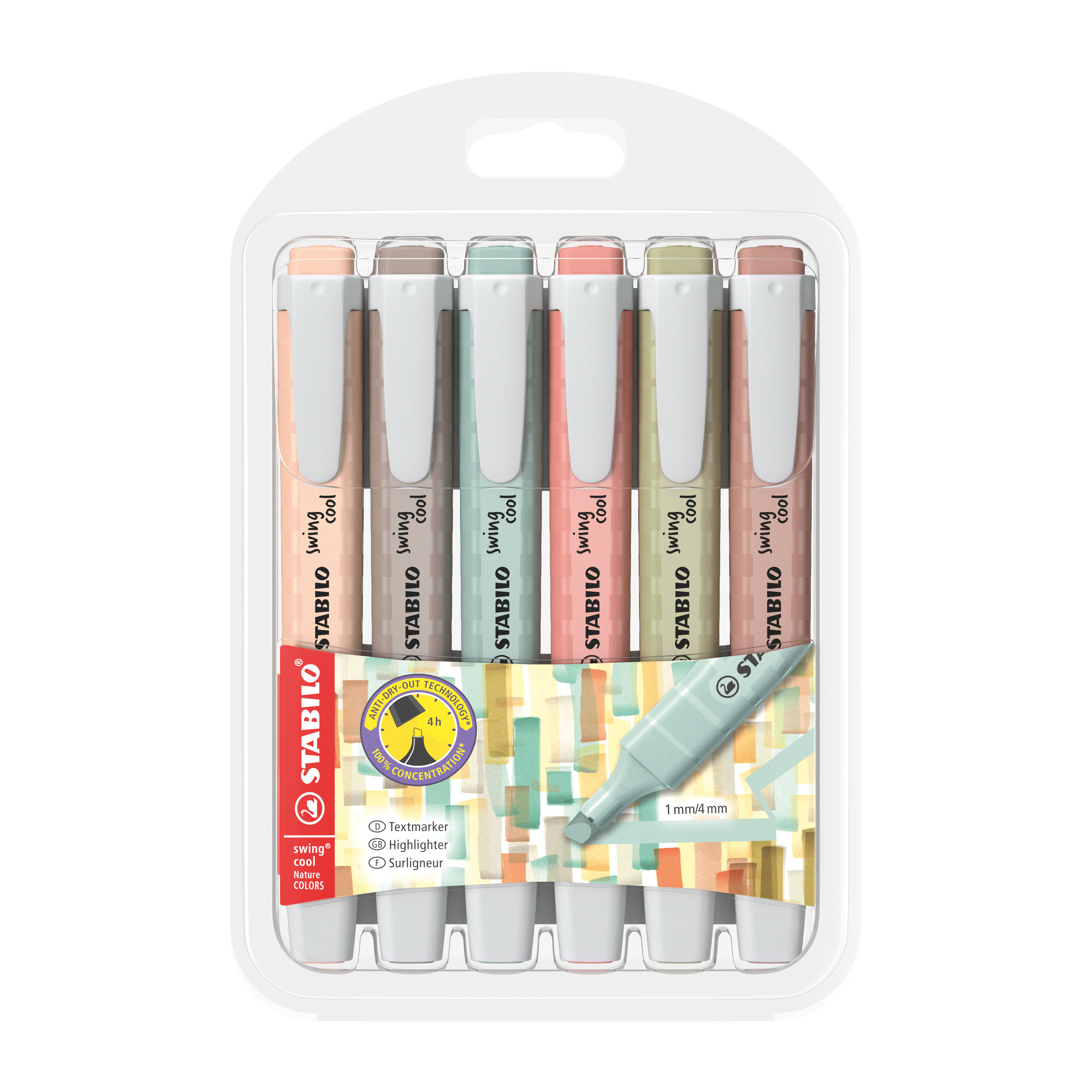 楽天市場】STABILO スタビロ スイングクール ネイチャーカラー 6色