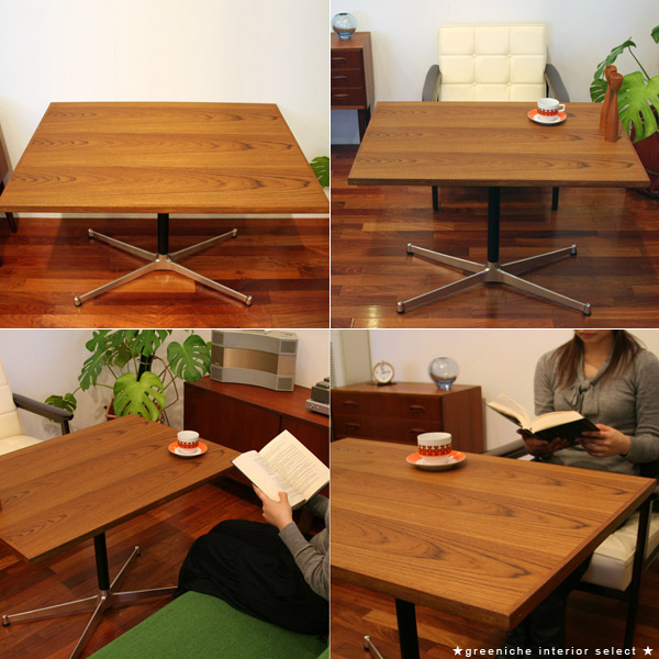 楽天市場】カフェテーブル 幅 90cm 奥行き 70cm 高さ 選べる チーク