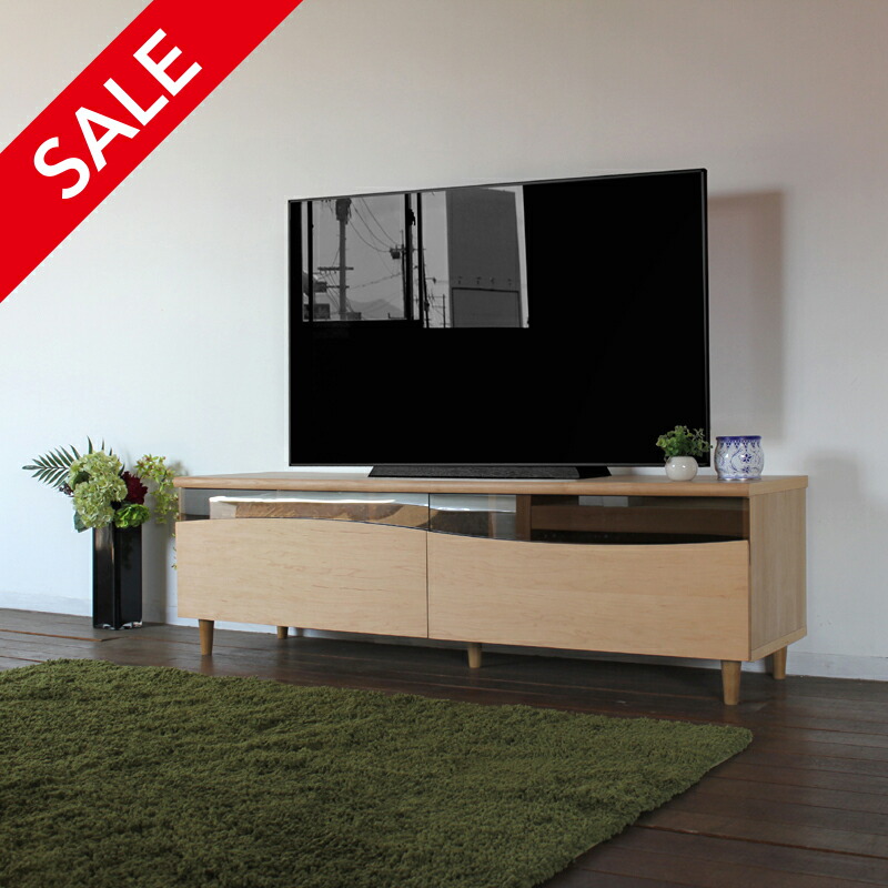 楽天grove購入　北欧テレビボード　オーク材　日本製　完成品 テレビボード 180cm オーク テレビ台 北欧 おしゃれ 無垢 突板