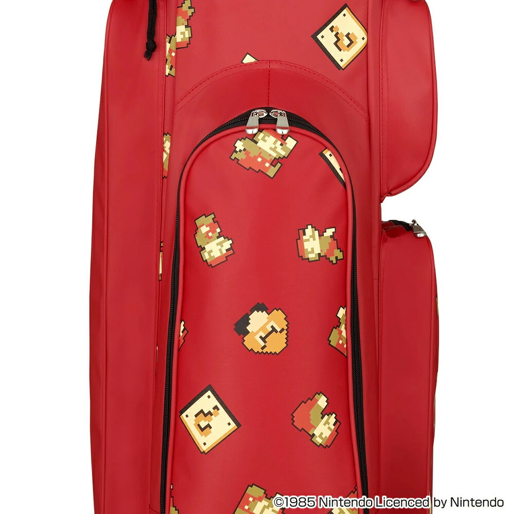 楽天市場】スーパーマリオ キャディバッグ レッド 軽量タイプ