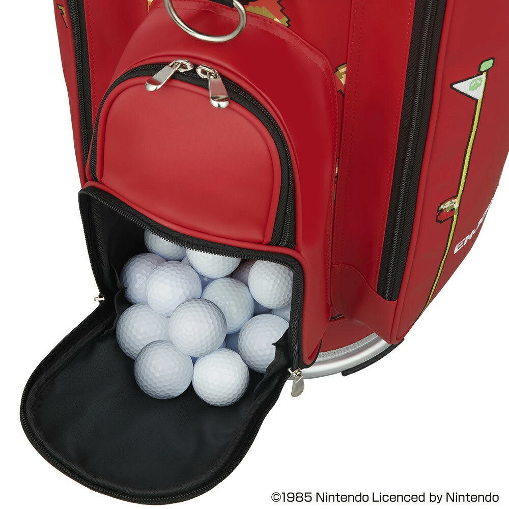 楽天市場】スーパーマリオ キャディバッグ レッド 軽量タイプ
