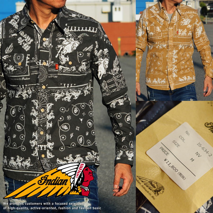 楽天市場】Indian Motocycle インディアンモトサイクル 長袖