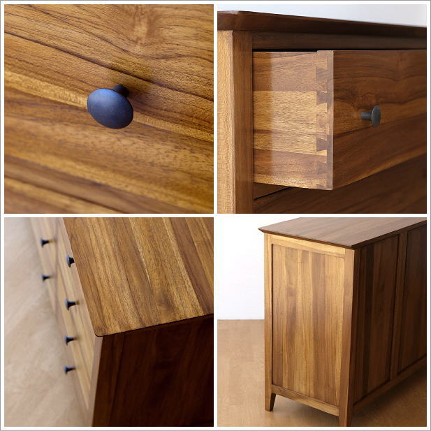 楽天市場】チーク無垢材 チェスト 総無垢材 木製 収納家具 洋服タンス