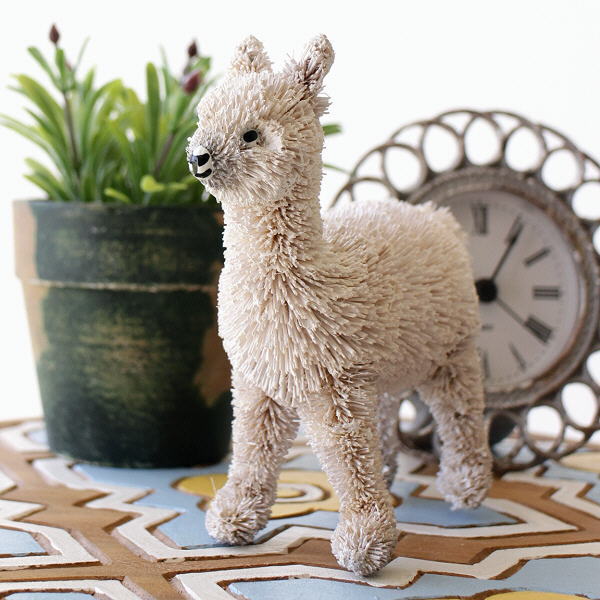 楽天市場】たわし アニマル アルパカ 置物 オブジェ おしゃれ かわいい