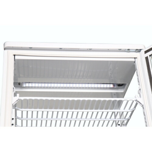 楽天市場】4面ガラス冷蔵ショーケース 58L 白 TBSC4-058-WH 幅428×奥行