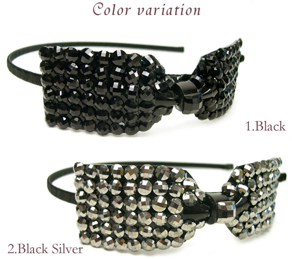 楽天市場】【カチューシャ】ロングリボン［リボン キラキラ ストーン