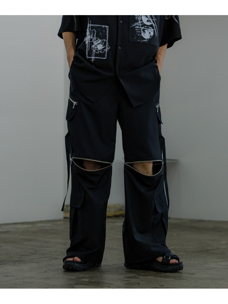 楽天市場】【SALE／30%OFF】【SET UP対応】2WAY-ZIPカーゴパンツ HARE