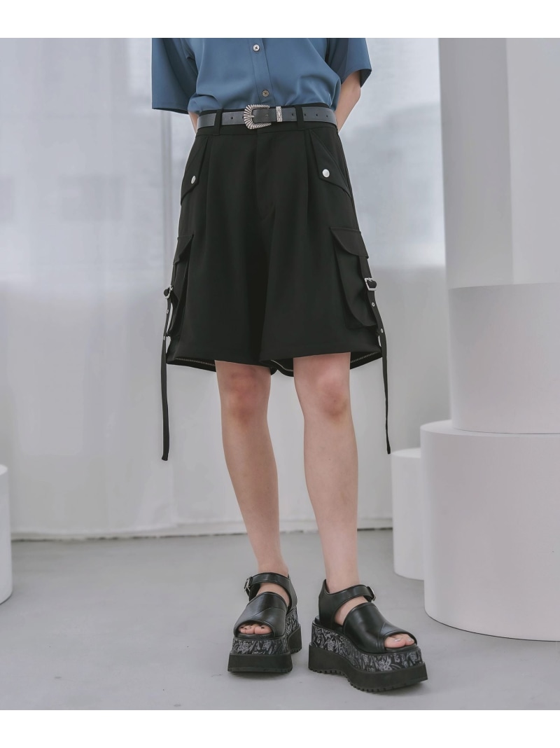 楽天市場】マルチWAYワイドカーゴパンツ HARE ハレ パンツ その他の