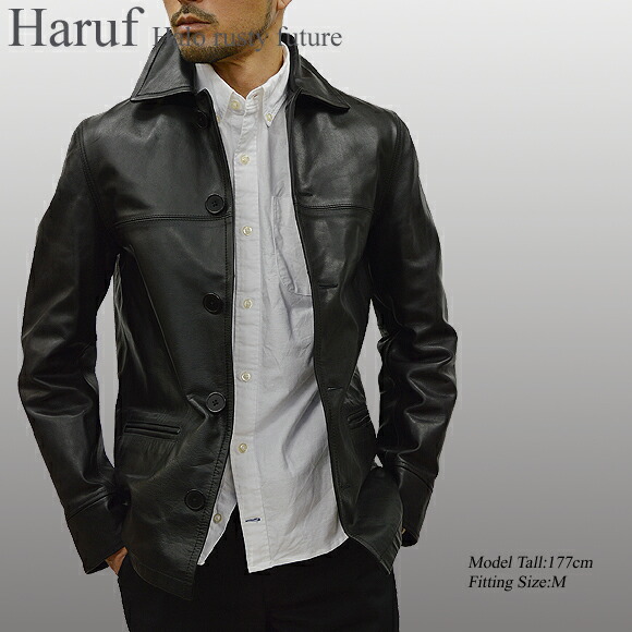 楽天市場】レザージャケット メンズ 本革 レザーコート カーコート