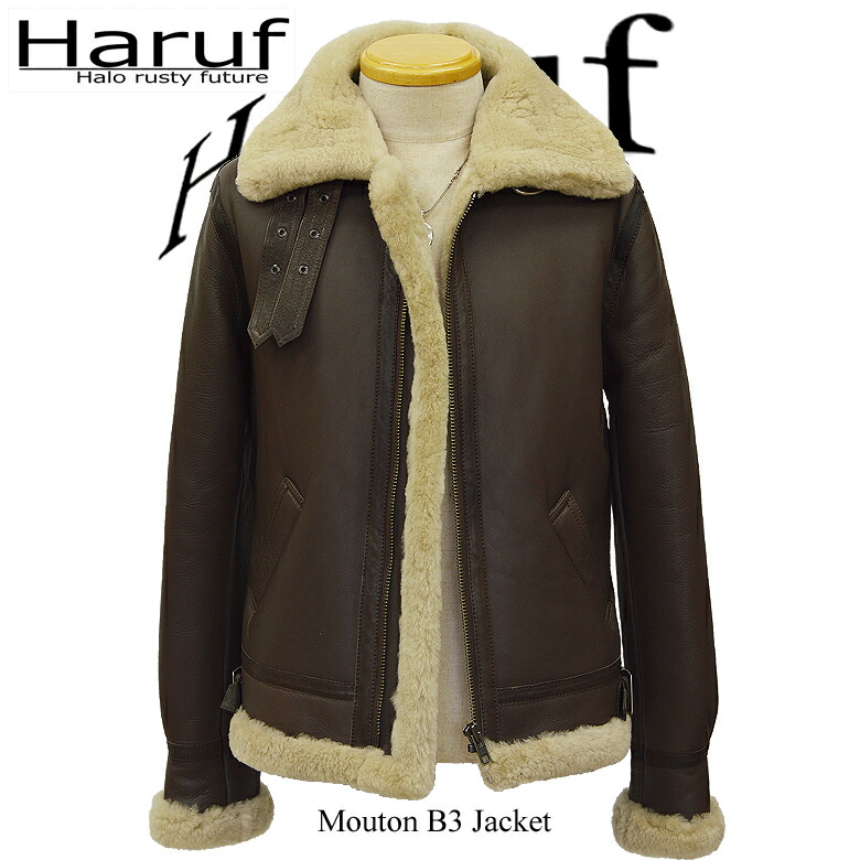 楽天市場】ムートンジャケット メンズ レザージャケット 革ジャン