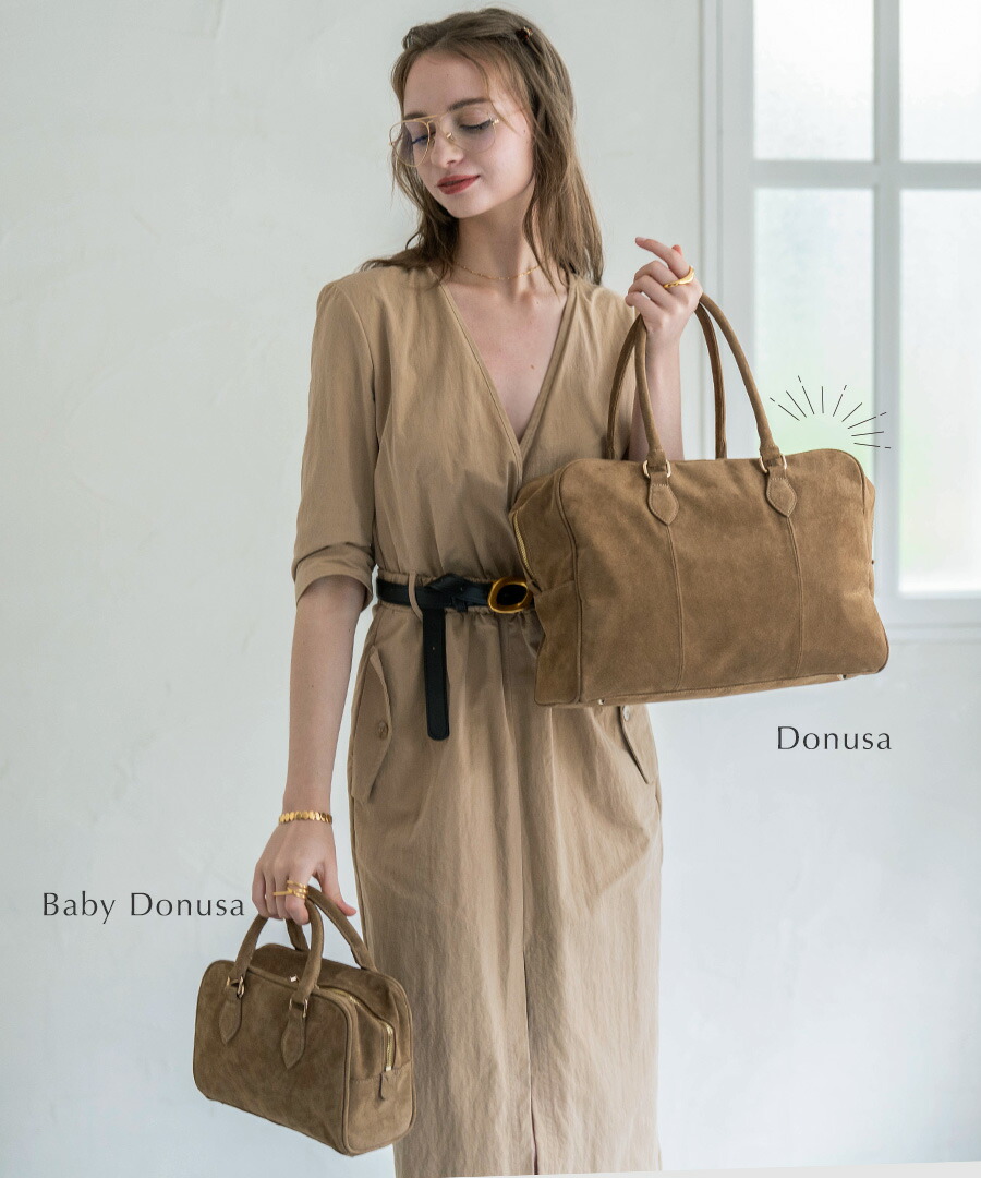 楽天市場】本革 スエード ボストンバッグ レディース【第2世代・改良版