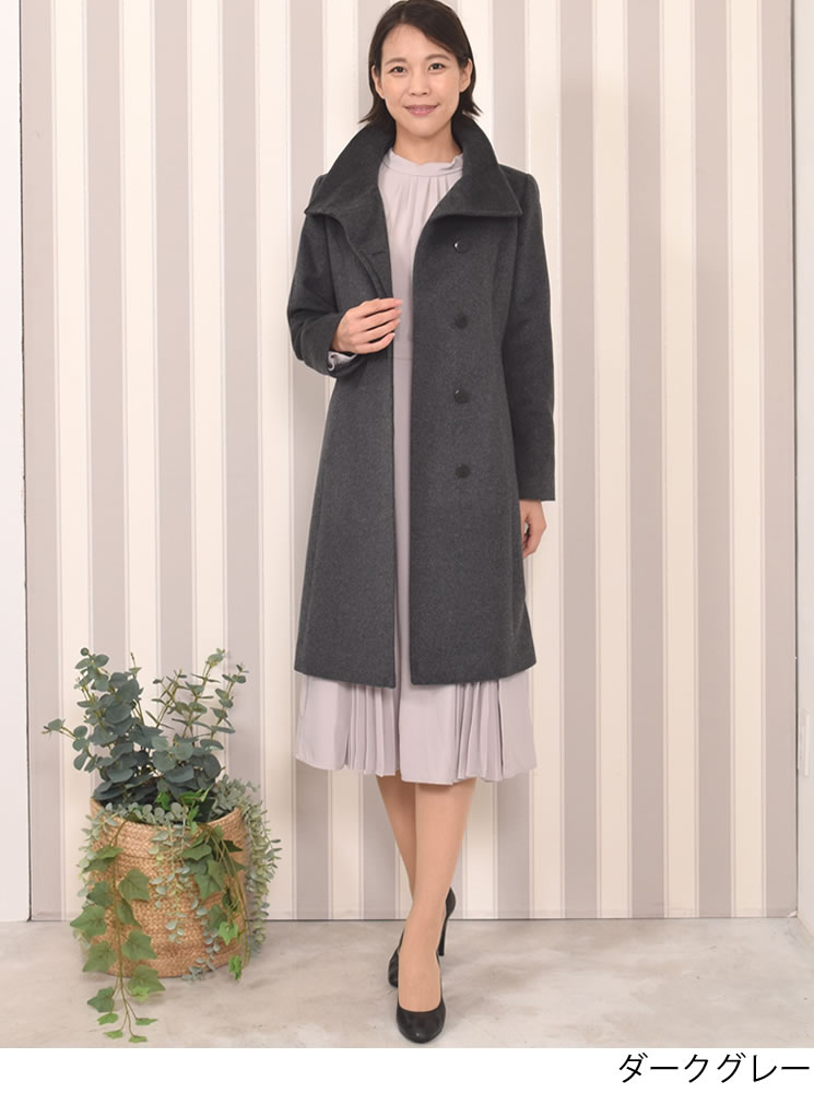 楽天市場】スタンド コート カシミヤ コート カシミヤ00％ カシミア
