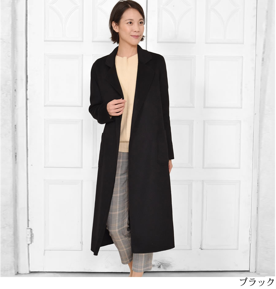 楽天市場】カシミヤ コート カシミア 100% コート ダブルフェイス