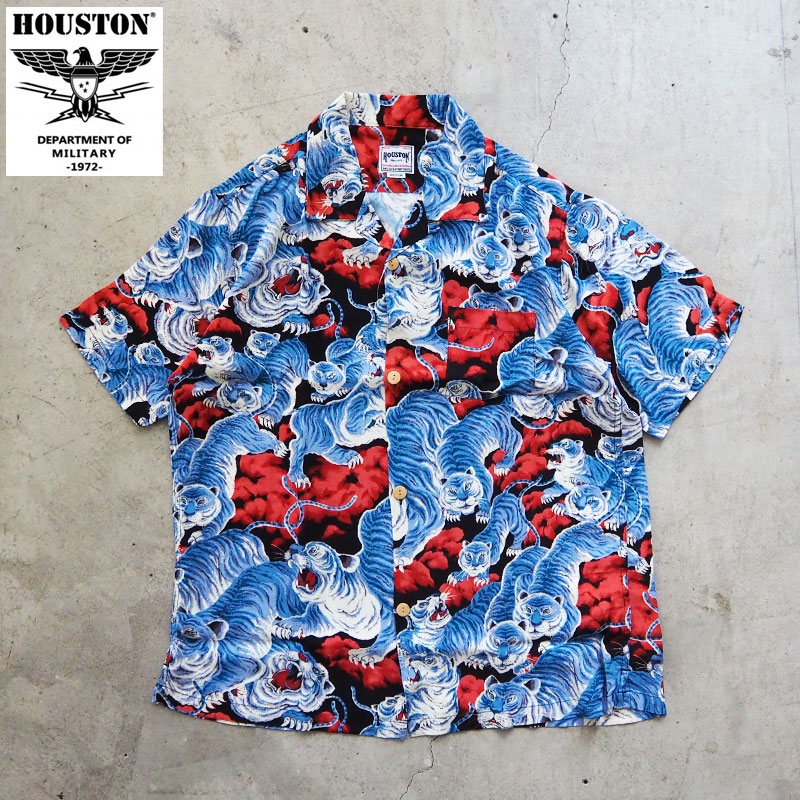 楽天市場】HOUSTON ヒューストン アロハシャツ ALOHA SHIRT(百虎
