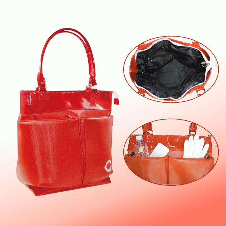 楽天市場】広島東洋カープ トートバッグ[プロ野球 球団 ゴルフグッズ