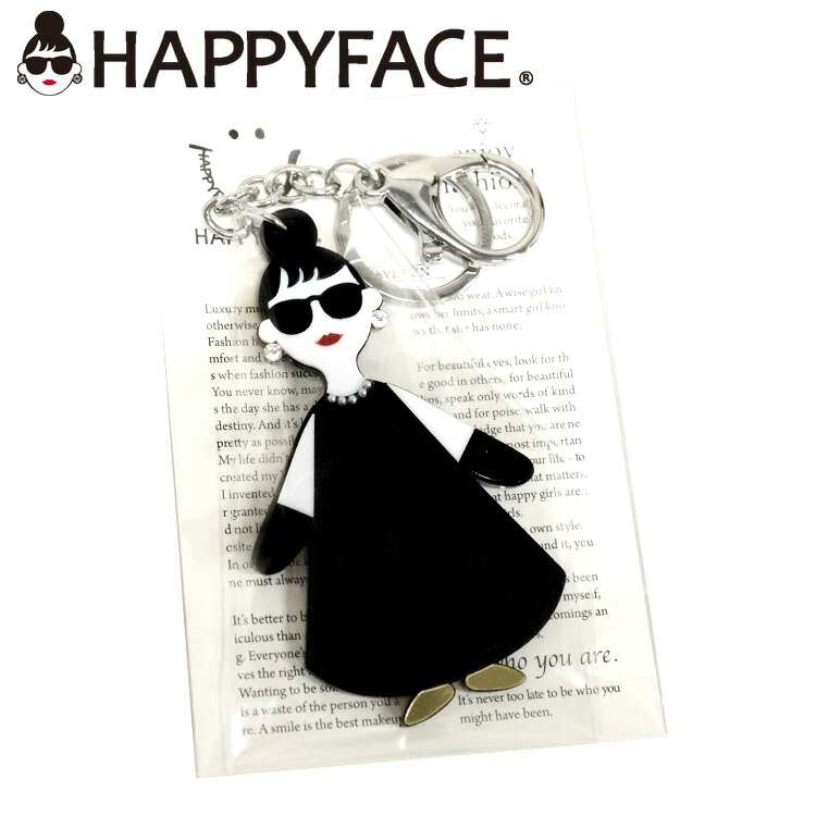 楽天市場】HAPPY FACE サングラス LADY 全身 セレブチャーム アクリル