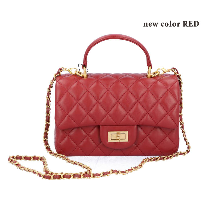 楽天市場】インスタグラマー様愛用 本革 ミニバッグ キルティング