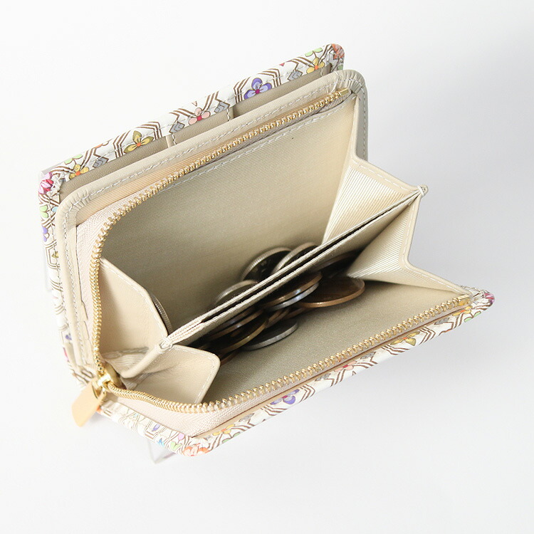 楽天市場】【お種銭付】 【 浅草文庫 】 友禅染 二つ折り 財布 L字