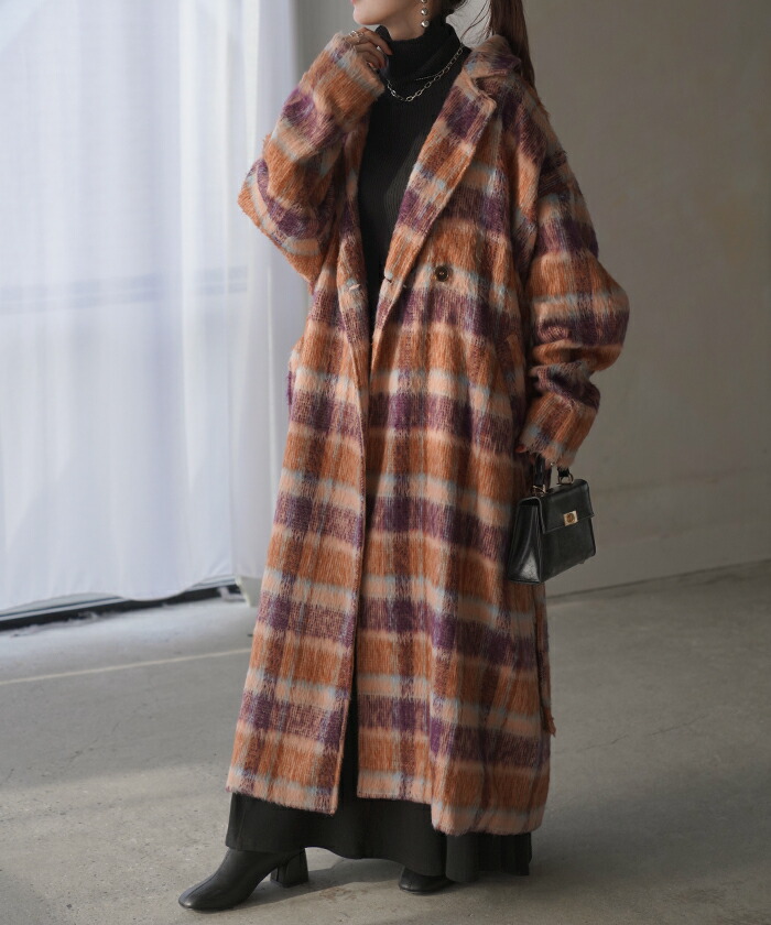 楽天市場】1,480円OFF SALE コート チェスターコート シャギー