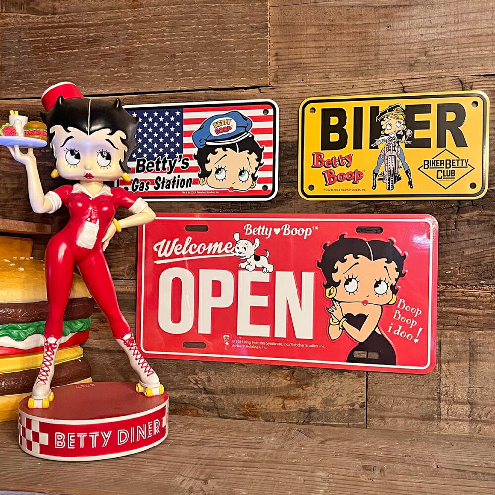 楽天市場】ベティ バイクライセンスプレート □ ナンバープレート