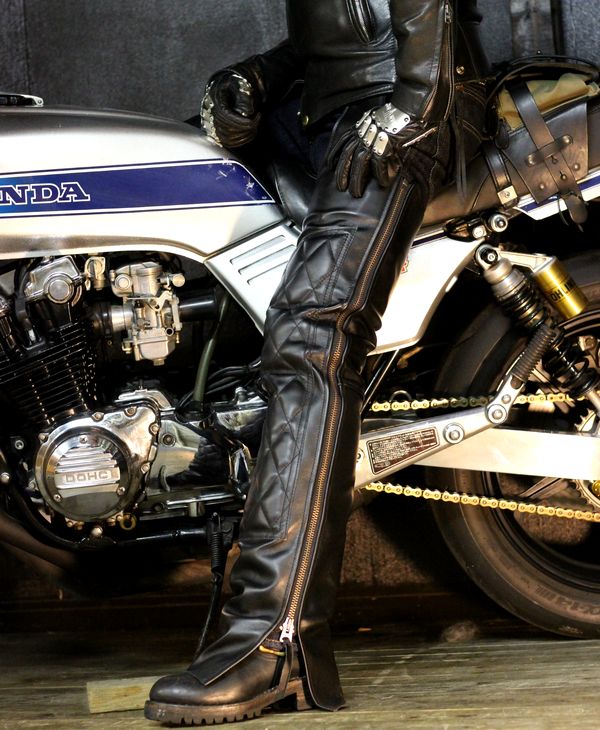 楽天市場】KADOYA（カドヤ） K'S LEATHER CHAPS-EVO2 チャップス-エボ2