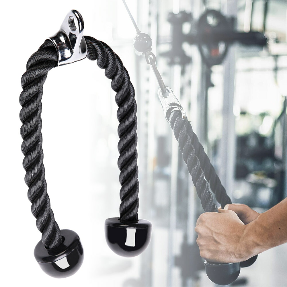 楽天市場】☆期間限定！ポイント5倍☆トライセップロープ ダブルロープ