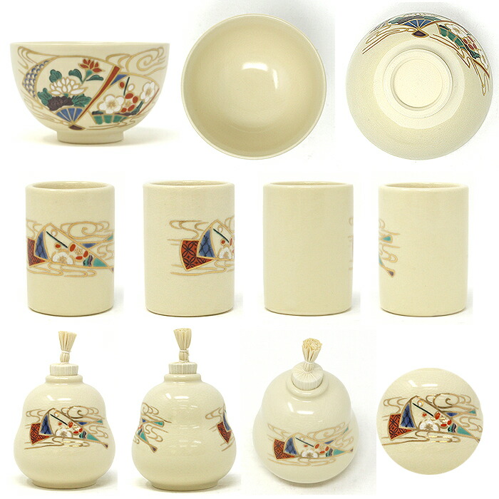 楽天市場】茶道具 茶箱 扇面10点 セット 茶箱セット 茶碗 振出 棗 茶巾