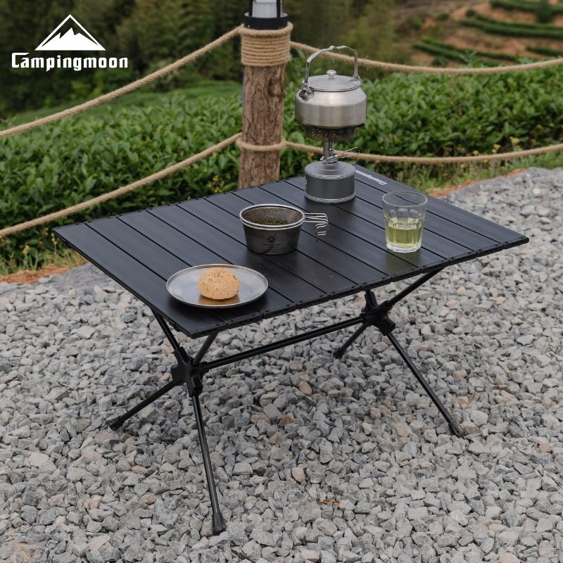 楽天市場】【マラソン限定☆P5倍】キャンピングムーン ロールテーブル