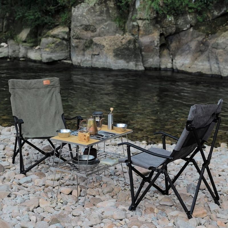 楽天市場】【公式】キャンピングムーン アウトドアチェア キャンプ