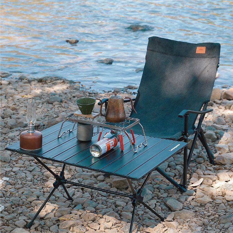 楽天市場】【マラソン限定☆P5倍】キャンピングムーン 焚き火チェア