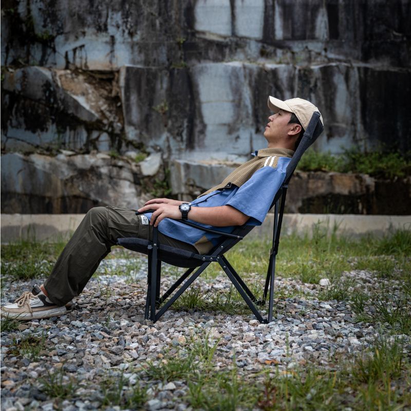 楽天市場】【公式】キャンピングムーン アウトドアチェア ハイバック