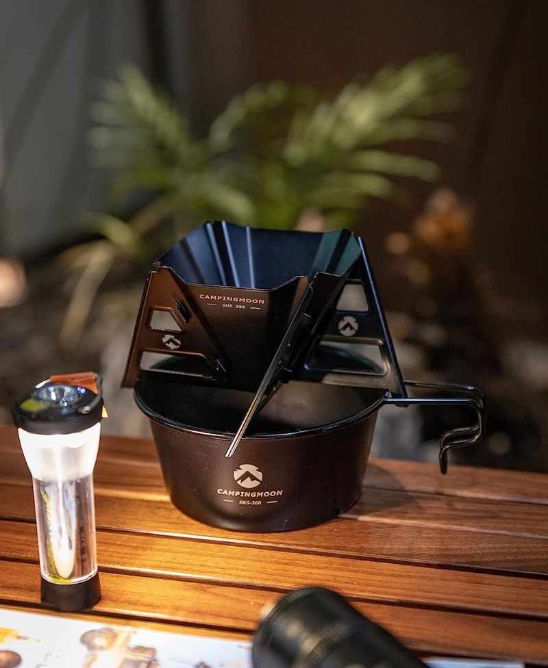 楽天市場】[公式] キャンピングムーン シェラカップ ブラック セット