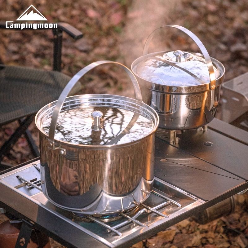 楽天市場】【公式】キャンピングムーン 片手鍋 大鍋 ライスクッカー