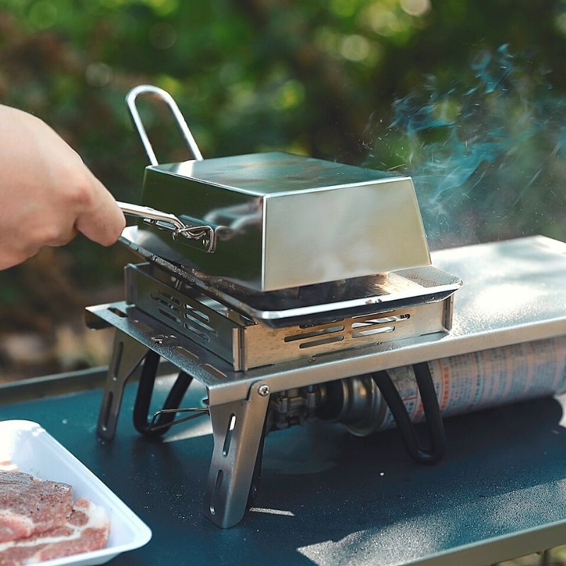 楽天市場】【公式】キャンピングムーン グリルプレート 鉄板 蓋付き