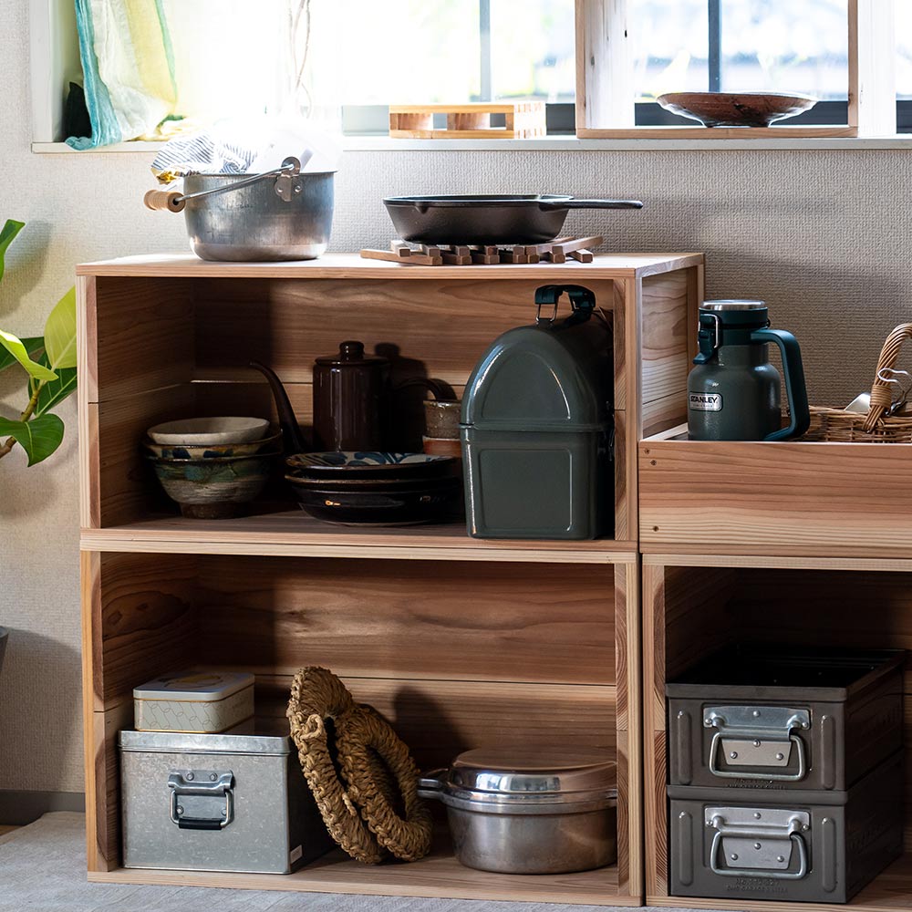 楽天市場】りんご箱 見せる収納始めませんか？上小節 国産りんご箱 杉