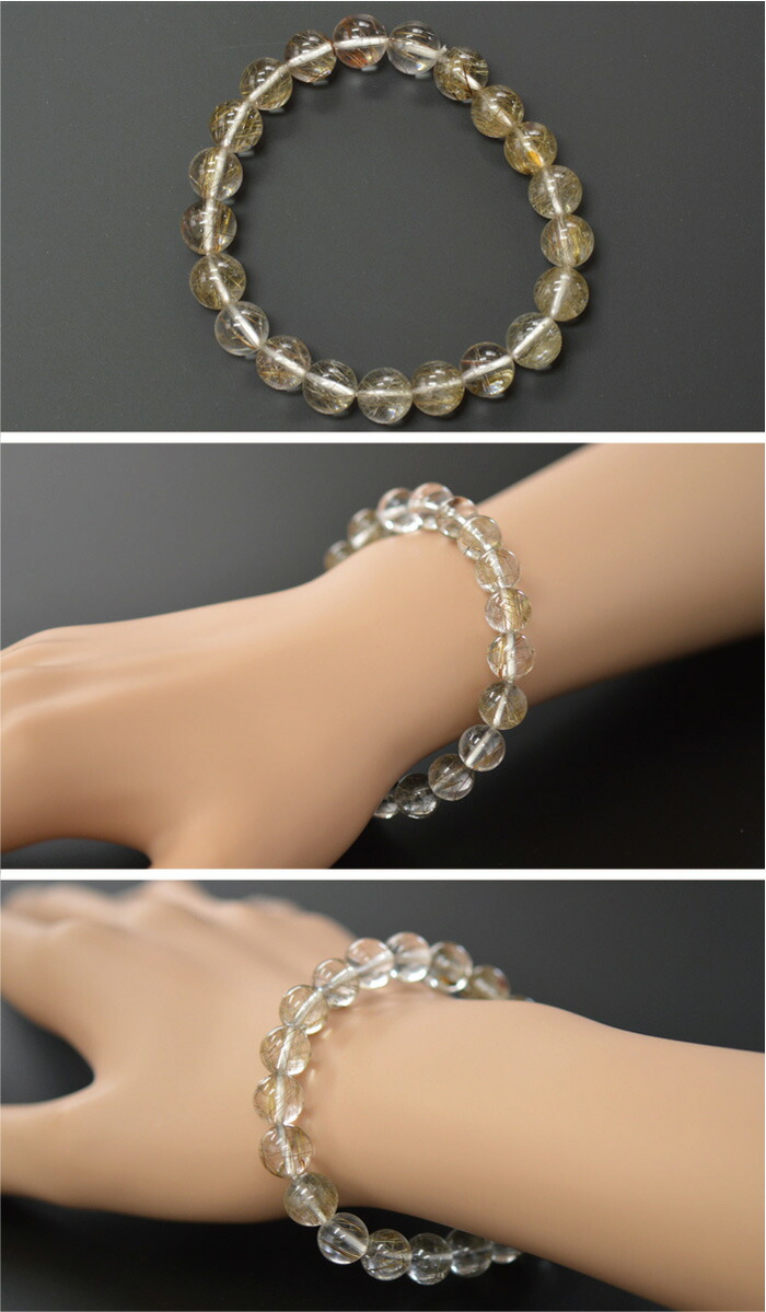 楽天市場】シルバー ルチルクォーツ ブレスレット 金運 《SALE》高品質