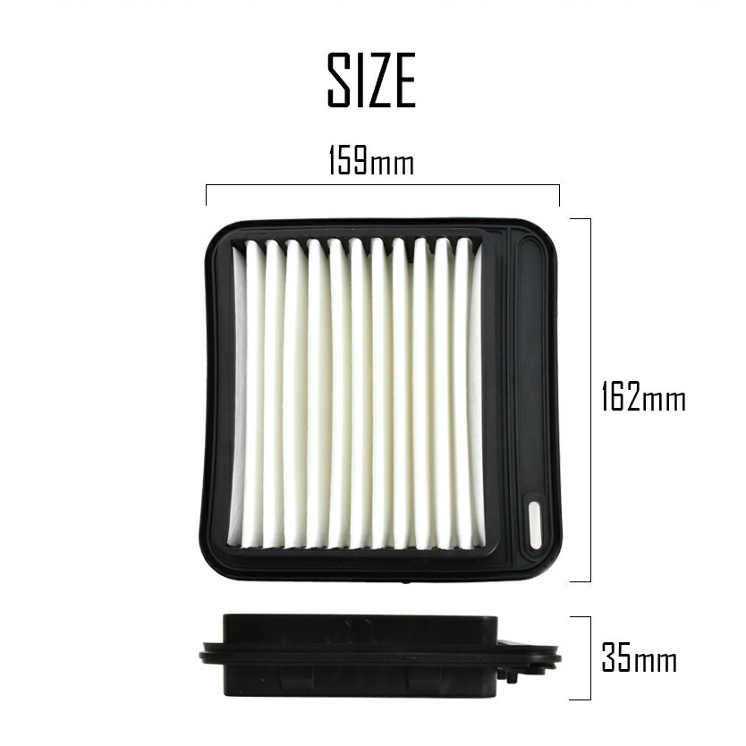 楽天市場】HE22S ラパン エアフィルター エアクリーナー H20.11-H27.06