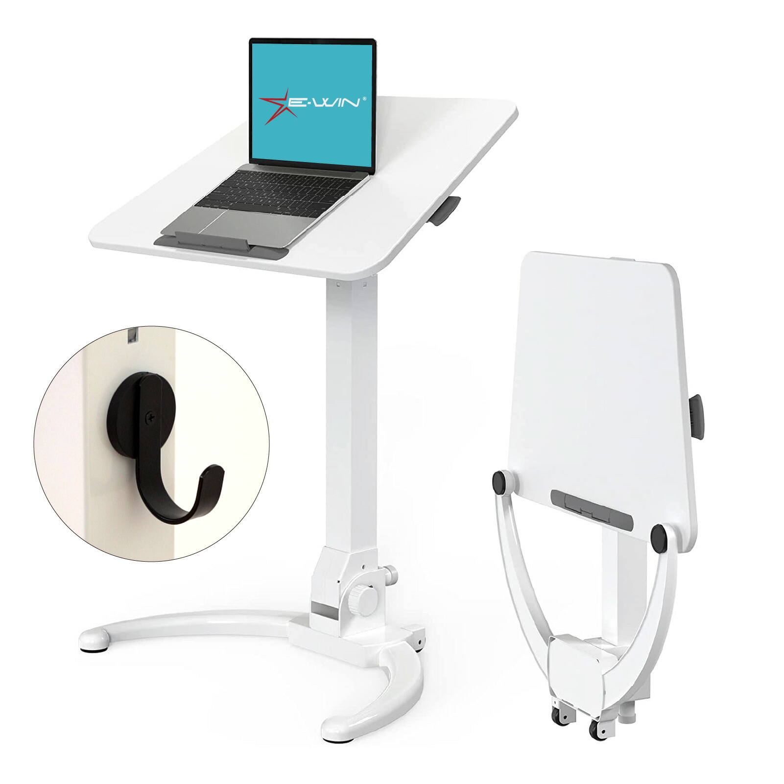 楽天市場】スタンディングデスク 昇降式 角度調整 高さ調整 ガス圧