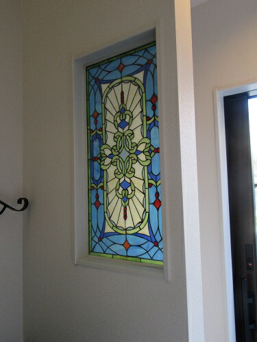 楽天市場】ステンドグラス パネル アンティーク風 装飾ガラス 雑貨