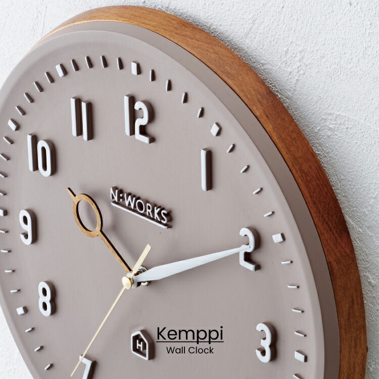 楽天市場】【インターフォルム公式】 掛け時計 ケンピ Kemppi | 壁掛け