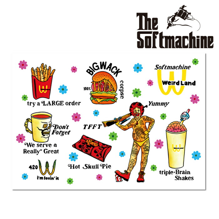 SOFTMACHINE TATTOO FLASH 3枚セット 【公式通販】
