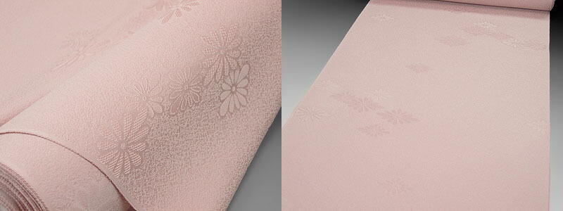 楽天市場】【色無地 紋意匠 菊文 灰桜色1】【反物1反・胴裏1枚・共色