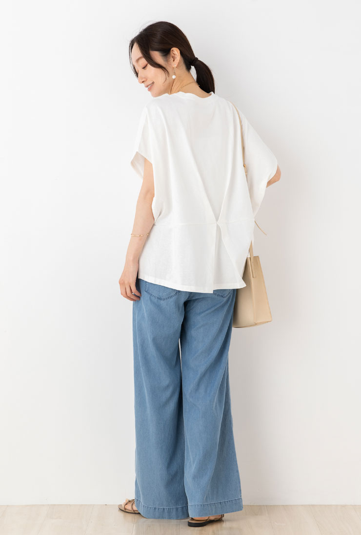 楽天市場】＼エントリー10倍／サマー デニム パンツ テンセル 涼しい