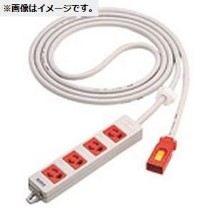 WFA6634HG】ハーネス用OAタップ抜け止め4口 3m 25個セット