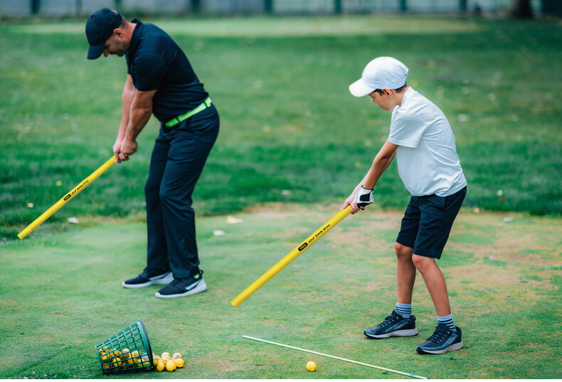 楽天市場】ゴルフスイングトレーナー ゴルフ 練習器具 スティック棒