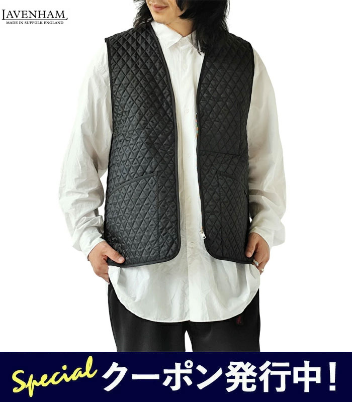楽天市場】【SALE】ラベンハム LAVENHAM キルティング ベスト ZIPPED
